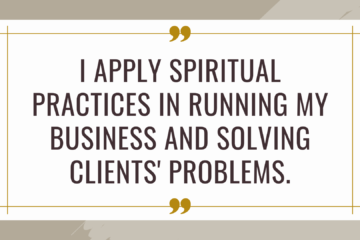 How I Use Spirituality In Business