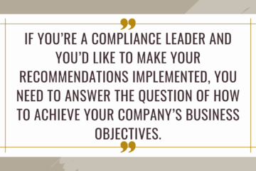 How To Make Decisions If Your CEO and Compliance Disagree?